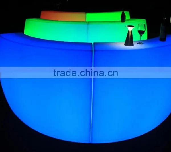 Round Led Bar Table, Led Bar Furniture, Led Bar Counter photo-5