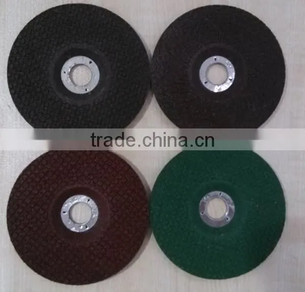 4" 100x3x16mm Green Deprssed Center Grinding Wheel for Stainless Steel photo-4