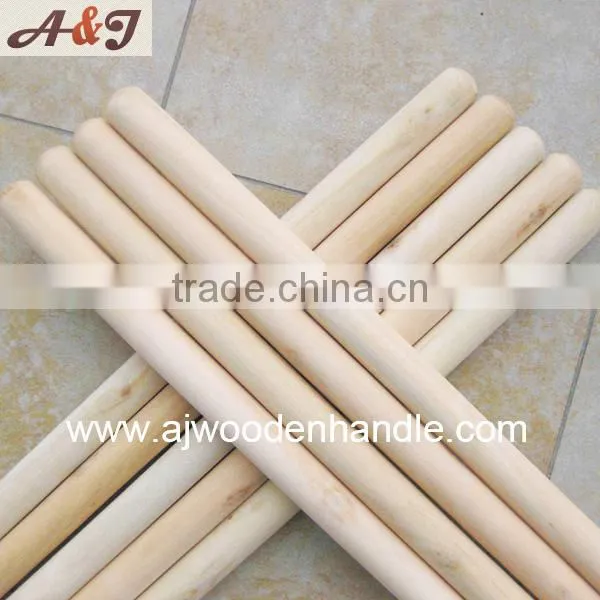 Two-times Polished Solid Wooden Broom Handle Domed photo-6