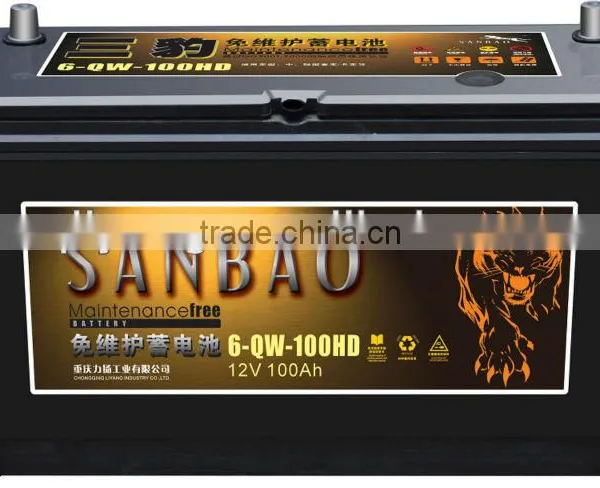 Lead Acid Maintenance Free Car Battery 95D31MF 12V80AH photo-2