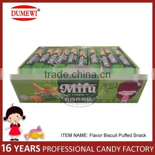 Banana Flavor Biscuit Puffed Stick photo-2