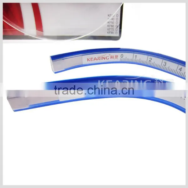 Kearing Brand 60cm Flexible Plastic Curve Ruler With Blister Card Package for Fashion Design#KF-60 photo-5
