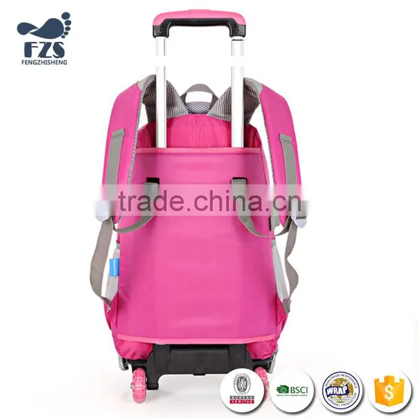 SLZ71 Cheap Wholesale Backpack Kids School Bag With Wheels photo-4