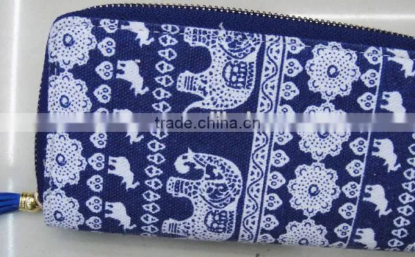 Lady New Cotton Canvas Diversity Hot Wallet photo-5