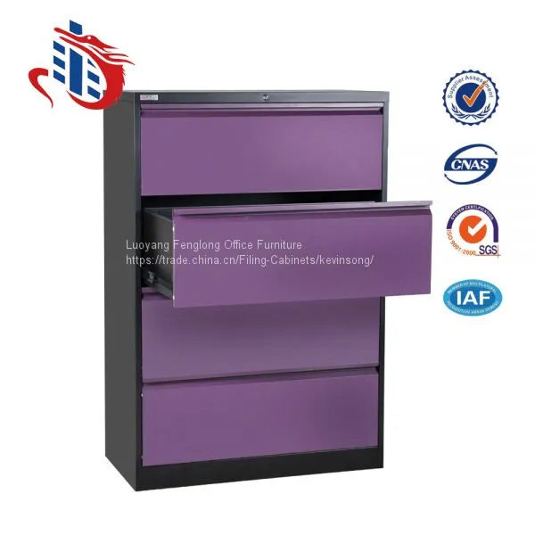High Quality Office Furniture 4 Drawer Metal File Cabinets photo-4
