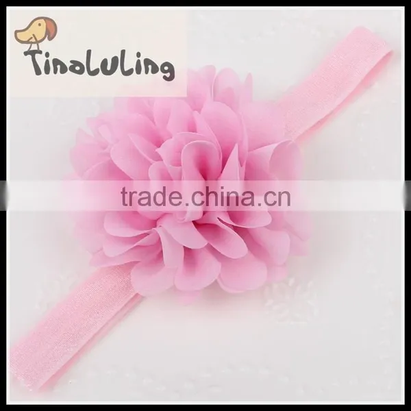 Promotions!! Red Peony Flower Hair Accessories Headwear Girls Baby Headband photo-5