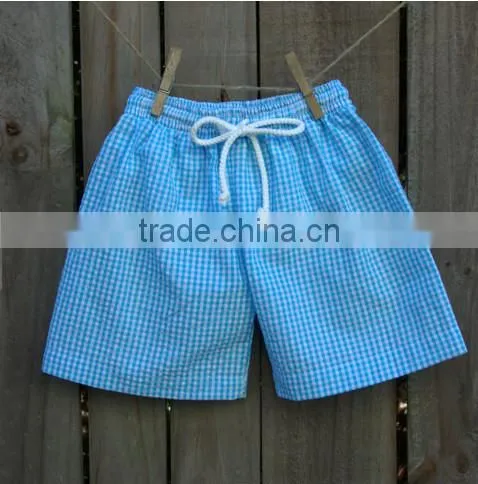 Wholesale Baby Girls Korean Style Baby Leggings Kids Pants Summer Fashion Blue Stripe Shorts photo-3