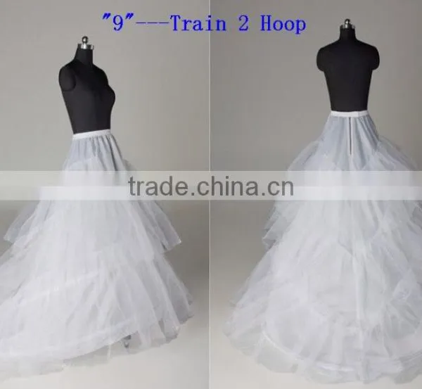 New Wedding Petticoat Bridal Hoop Hoopless Crinoline Fancy Skirt Prom Underskirt photo-2