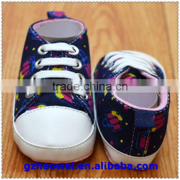 Printed Shoestring Sport Denim Baby Footwear photo-4