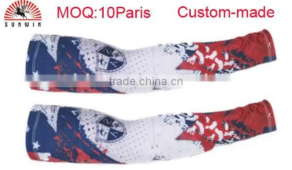 Best Selling Custom Sublimation Cool Soccer/basketball Sport Arm Protection Warmers Arm Sleeve photo-3