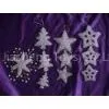 Strawberry, Candy, Star Shape Glass Personalised Christmas Decorations for Shopping Mall