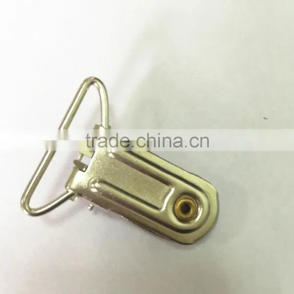 Manufacturer Strong Thick Metal Suspenders Clip With Plastic Teeth Inside photo-3