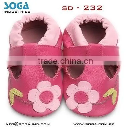 Infant Leather Wear Shoes With Lovely Design
