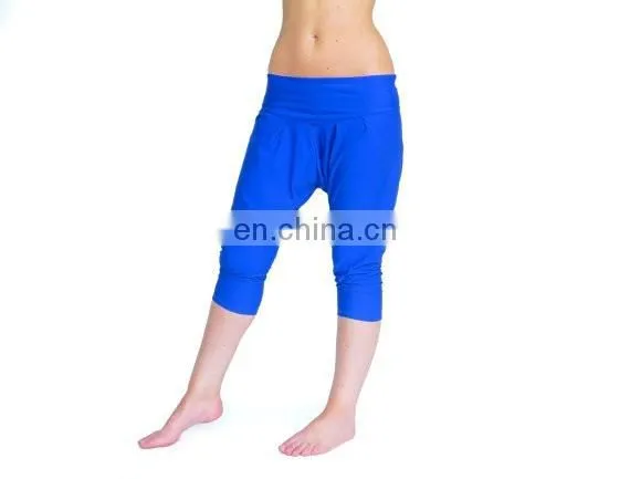 Latest design leggings summer short harem yoga pants women