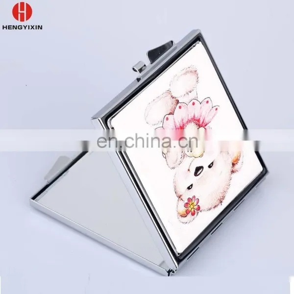 High Quality pu Make up Mirror Pocket Mirror photo-4