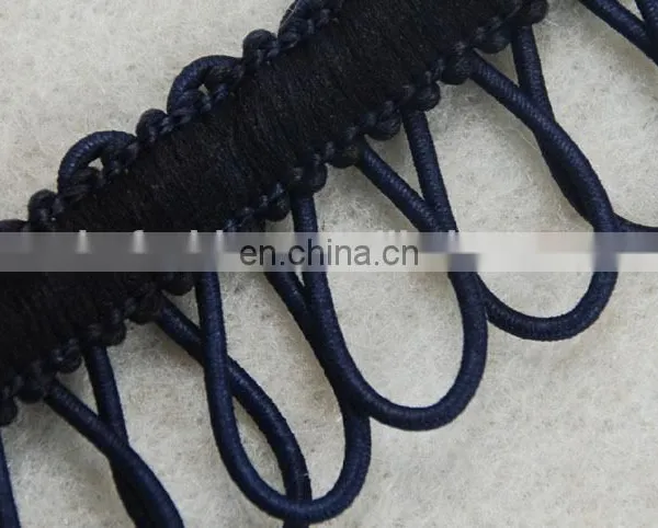 Wholesale Hot Selling Braided Trim With Elastic Tape for Garments photo-2
