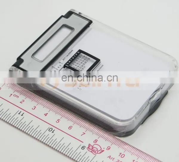 Transparent Acrylic Sticky Notes Box Creative Gifts Scratchpads With Phone Stand photo-4