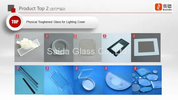 3-6MM Custom Tempered Safety Glass Lens Shade for Outdoor LED Flood Lights Waterproof photo-5