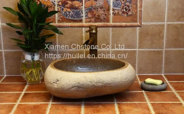 Yellow River Stone Sinks, River Stone Basins, Stone Sinks photo-3
