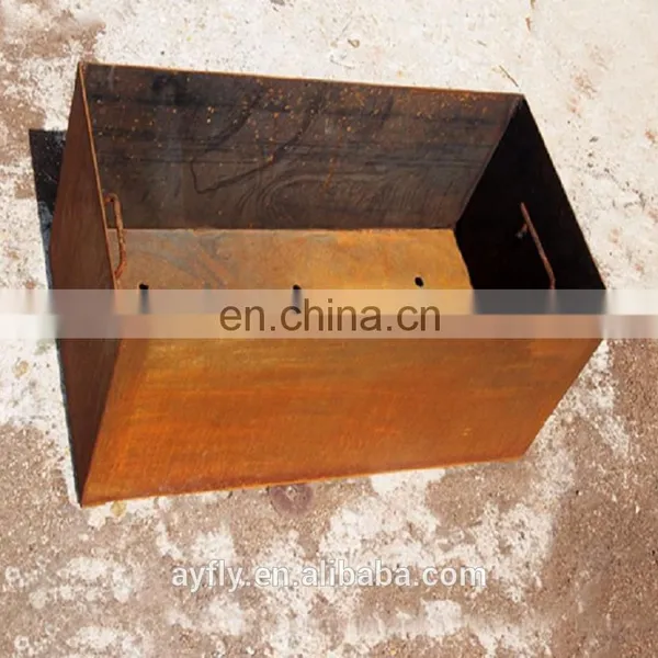 Customized Indoor & Outdoor Corten Steel Long Box Planter photo-3