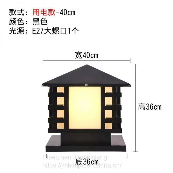 Square Aluminum Modern Design Solar Garden Led Wall Pack Light JML-WLL-C7002 photo-2