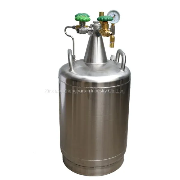 Self-pressurized Cryogenic Tank Ydz-10 ~ 1000l Liquid Nitrogen Container photo-2