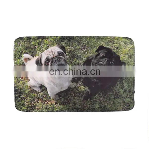 High Quality Cute Pattern Durable Anti Slip Regular Shape Household Rectangle Pet Mat photo-2