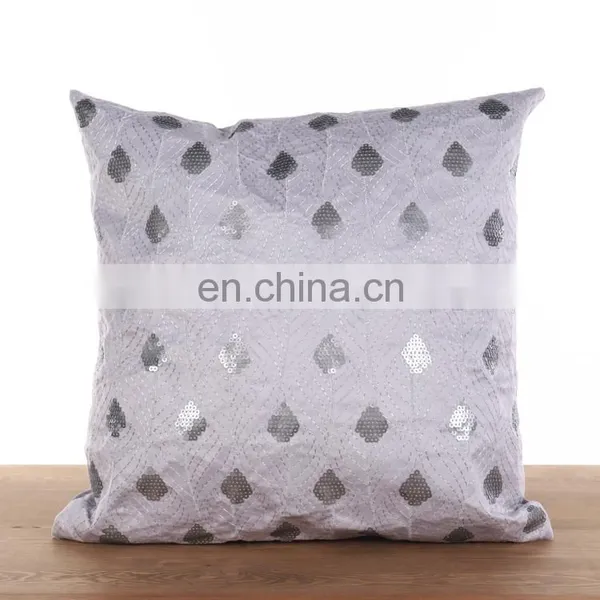 High Quality New Style Snow Embroidery Throw Cushion Pillow for Sofa Living Room Bed photo-2