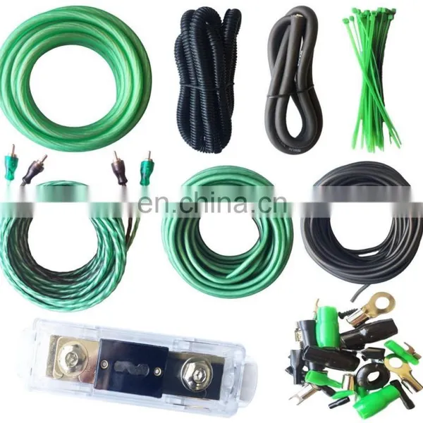 High Quality Frosted and Transparent Car Amplifier Installation Wiring Kit With Nylon Sleeve,audio Amplifier Kit photo-6