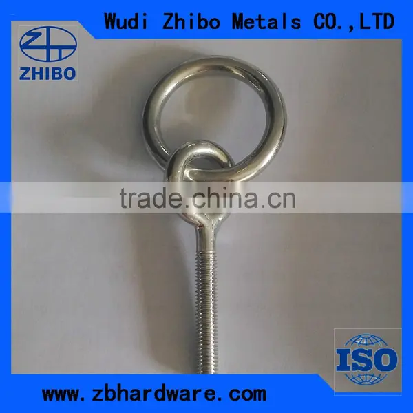 Manufacture Supply 304 316 Stainless Steel Eye Bolt DIN580 With High Grade Quality photo-4