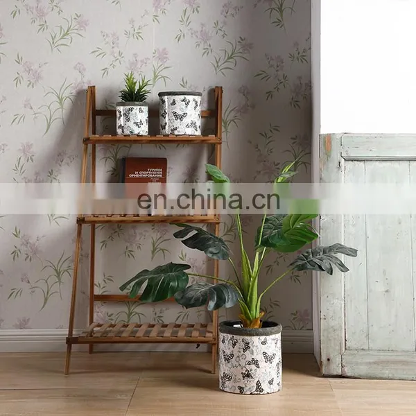 Wholesale Home Balcony Decor Antique Relief Design Large Outdoor Flower Pots Ceramic for Living Room photo-6