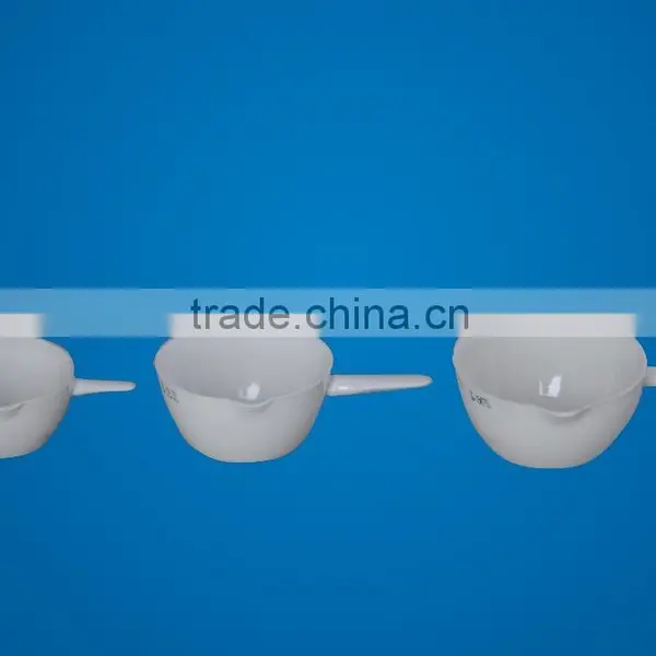 High Qualtity,chaep,white Color Laboratory Porcelain Evaporating Basins With Handle,good Porcelainwares