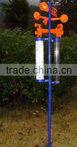 Plastic Garden Weather Station With Rain Gauge photo-2