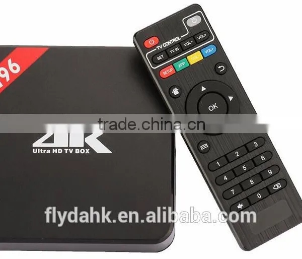 New Model Android TV Box H96 4K S905 Quad Core Plastic Shell Ott tv Box Quad Core 1.8Ghz 1g/8g Iptv Kodi 16.0 Android tv Box.