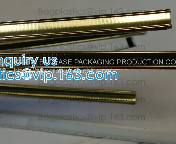 Aluminium Foil Tin Tie Twist Tie Peel And Stick Bag Sealing Coffee Tin Tie Plastic Tin Ties With Adhesive photo-4