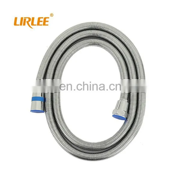 LIRLEE High Quality Flexible Stainless Steel Polished Brass Shower Hose Black photo-2
