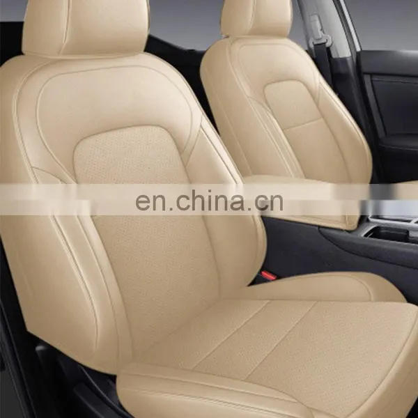 Auto Interior Decorative Mixed Color Black Green Standard Intermediate True Genuine Leather Luxury Covers Kit for Seats Car photo-3