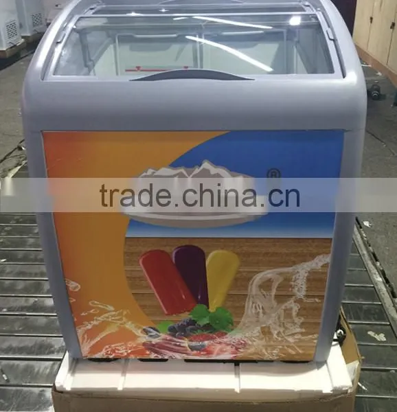 Supermarket Open Freezer Mini Icecream Freezer Showcase photo-3