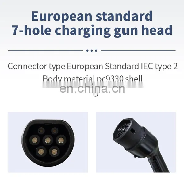 Home Smart Electric Car Charge 16A 3.5KW AC European Standard Type2 Indicator Light Portable Electric Vehicle Charging Station photo-5