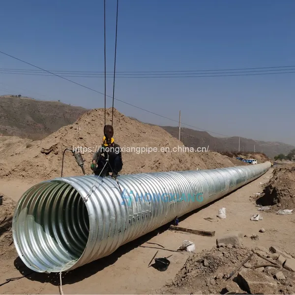 Steel Tunnel Corrugated Pipe Cmp Piping Diameter 0.5-12m photo-2
