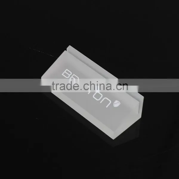 Frosted Acrylic Sign Holder Acrylic Block Sign Holder photo-2