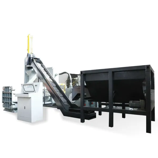 Horizontal Briquetting Machine Large Steel Shavings Briquette Press Machine photo-2