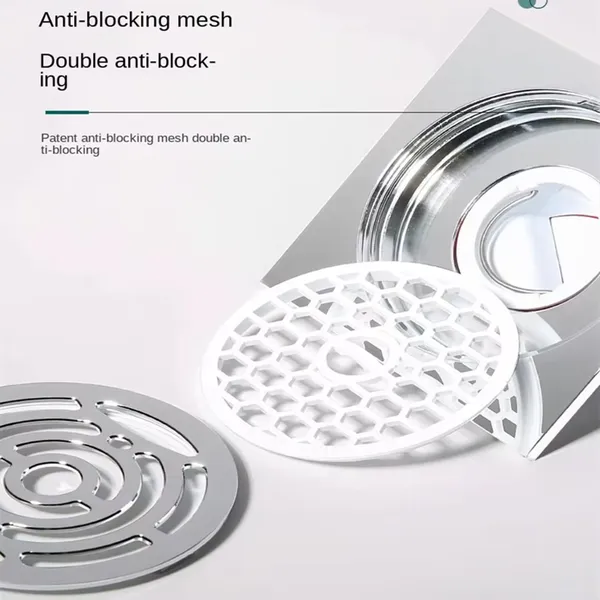 Modern Design 4 Inches All Brass Main Body Deodorization Floor Drain Customized for Hotels Kitchens Bathrooms Factory Price photo-4