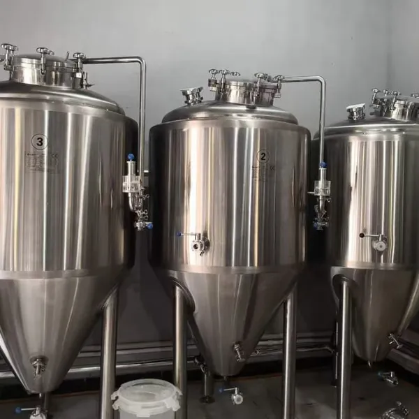 Wine Fermentation Tank with Stirring & Fermentation Control System