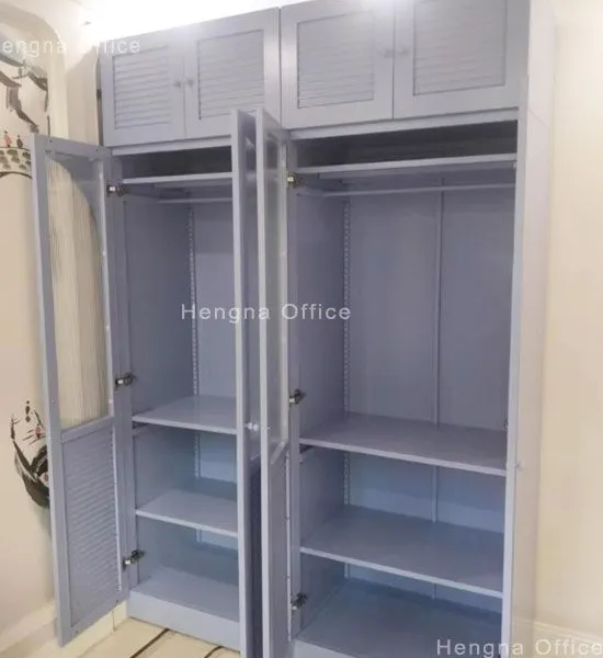 Salt-Proof Louvre Cabinet for Marinas — 400mm Narrow Storage | 5× Corrosion Resistance photo-5