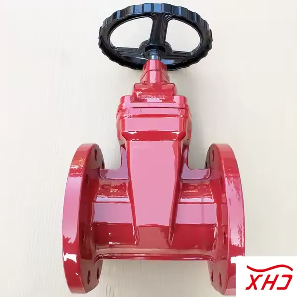 ANSI Fire Water Flange DarkWedge Signal Gate Valve Groove Soft Seal Cast Iron Fire Signal Valve photo-5