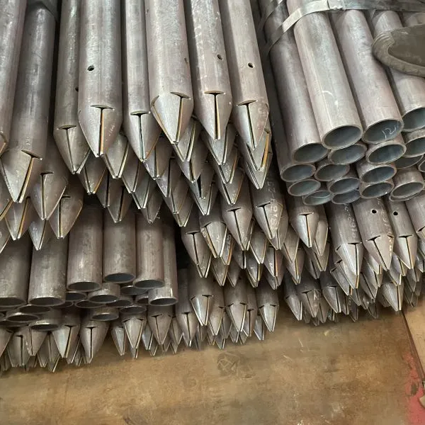 Thin Wall Advancing Steel Perforated Pipe 89*1 Punching Tunnel Pipe Shed Lightweight Support photo-2