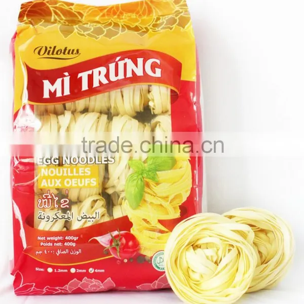 EGG NOODLES ROUND SHAPE SIZE 4MM - 400GR photo-3