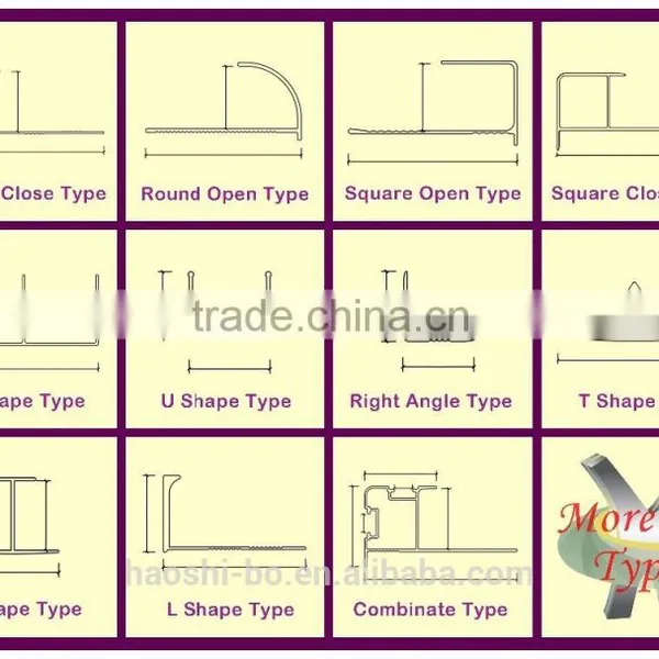 China First PVC Manufactory Flexible Round White Plastic Edge Corner Trim photo-5