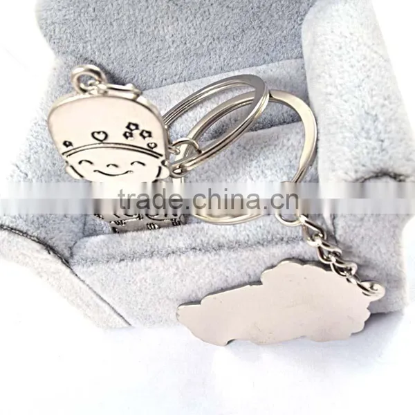 Wholesale Custom Keychains Wedding Invitation Wedding Gif Couple Key Chain photo-3